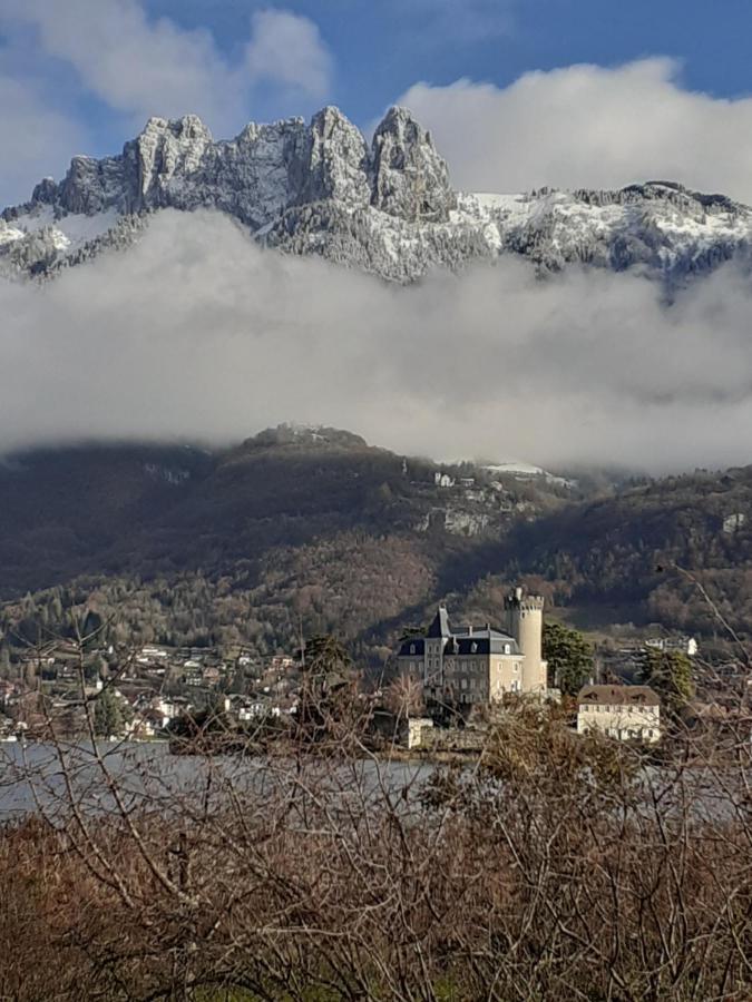 Apartmán La Carte Postale Duingt Exteriér fotografie